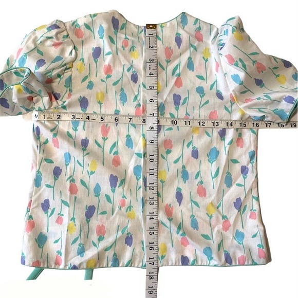 Funtasia! Too Dallas Girls Tulip Print Top and Skirt Set 14 - Picture 9 of 12